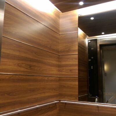 wanden F5147 [Sombre Walnut], horizontale deling RVS